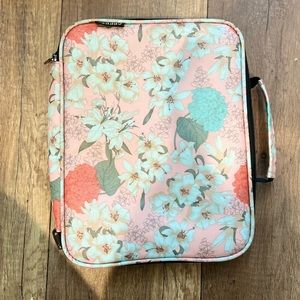Floral Bible Cover/Holder - EUC